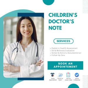 Children's Doctor's Note
