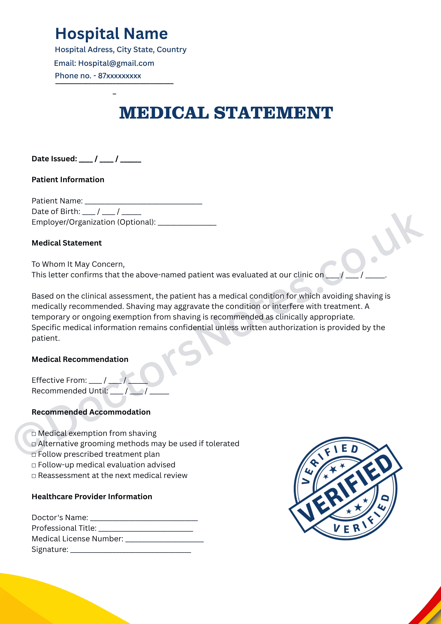 Doctor's Excuse for Not Shaving | Medical Waiver Guide - Image 4