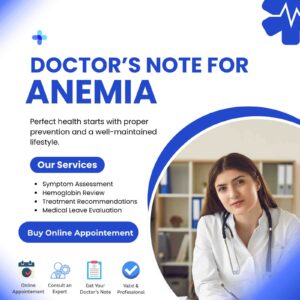 Doctor's Note For Anemia