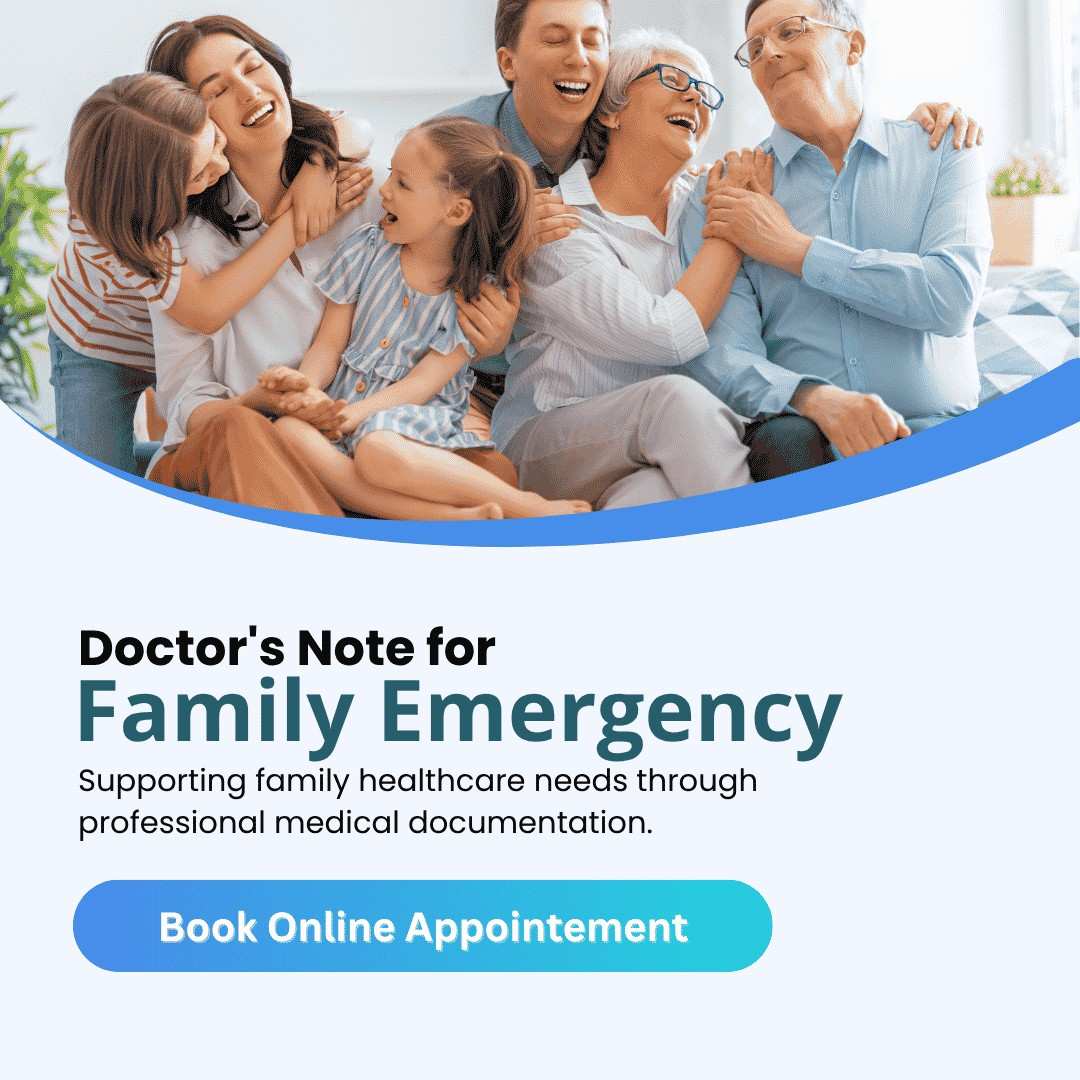 Doctors Note for Family Emergency