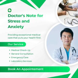Doctor's Note for Stress and Anxiety