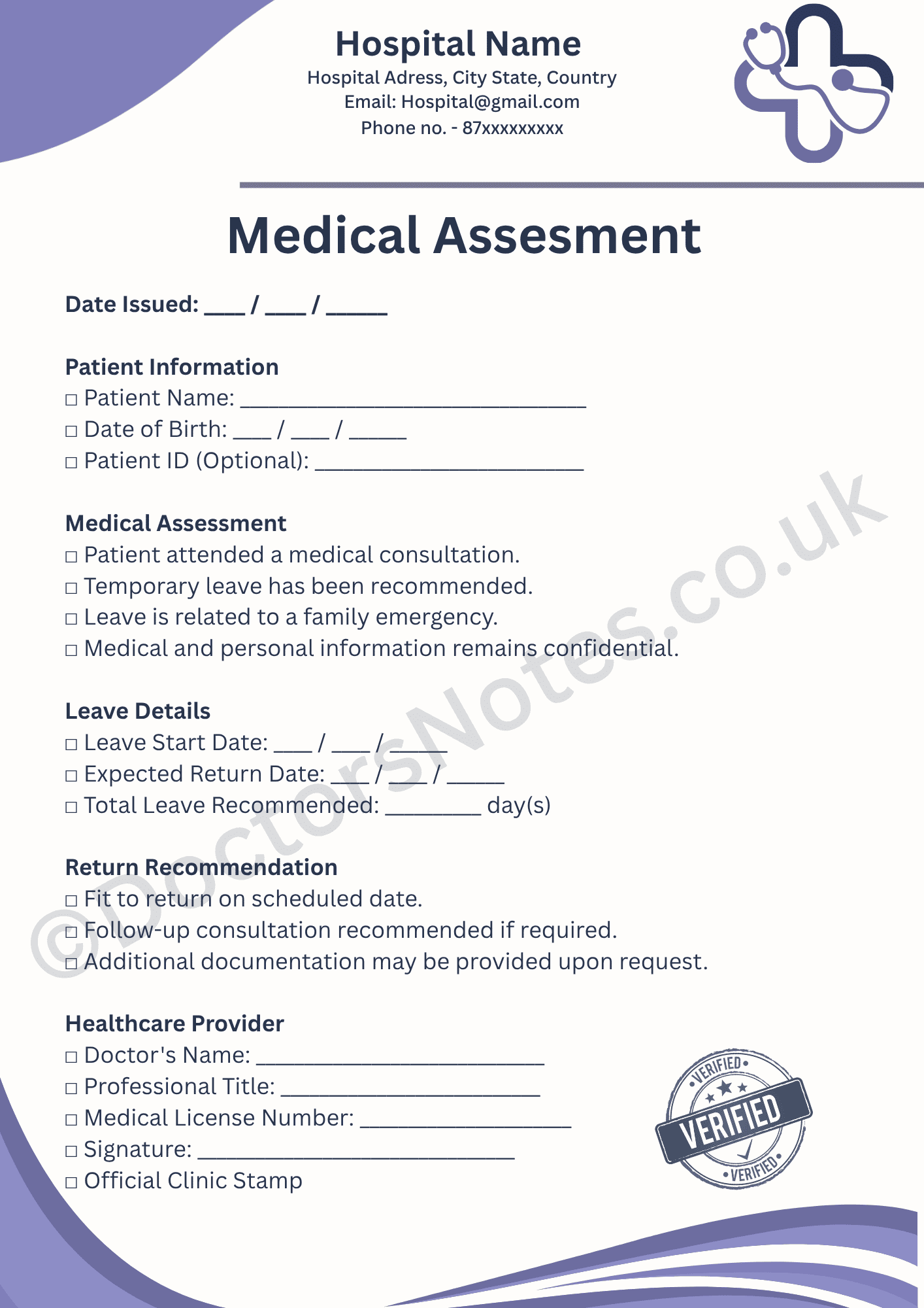 Doctor's Note for Family Emergency | Leave Support Guide - Image 3