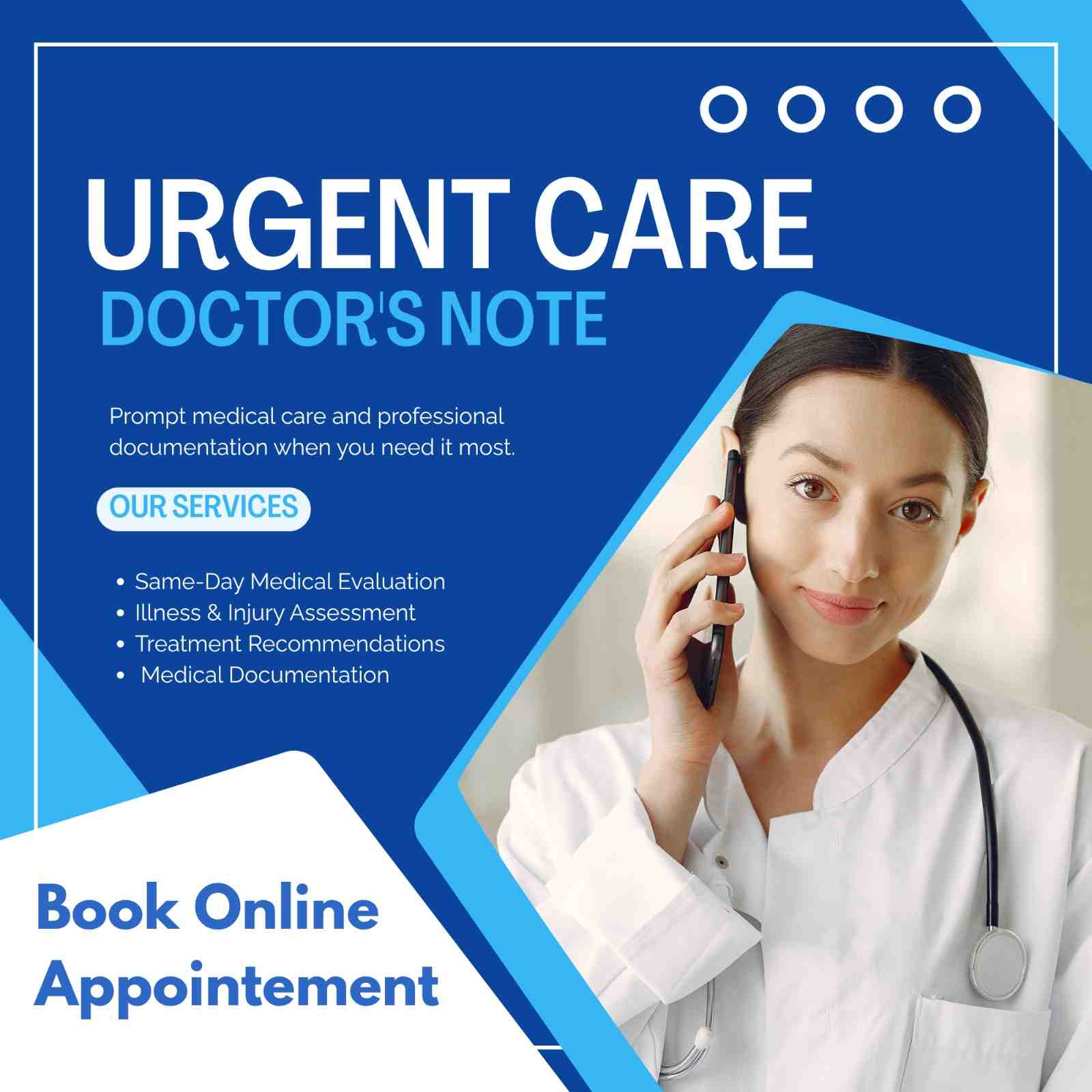 Urgent Care Doctor's Note
