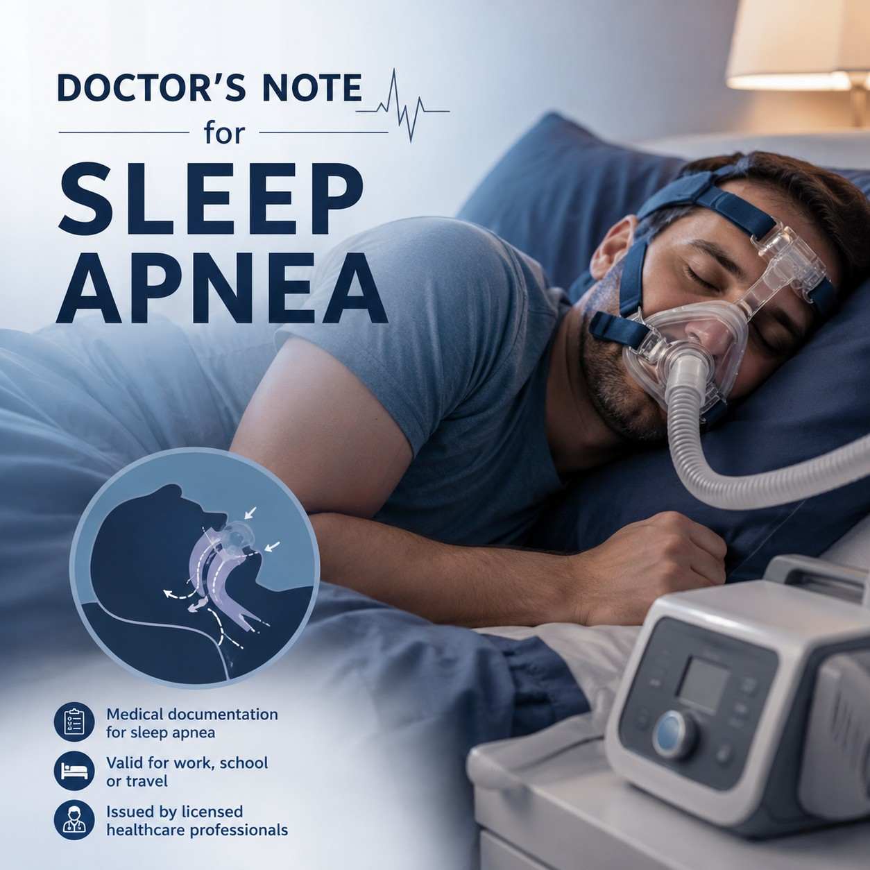 Doctor note Sleep Apena