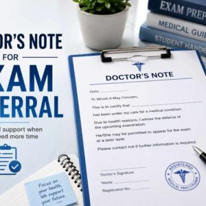 Doctor's Note for Exam Deferral