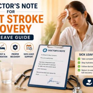 Doctor's Note for Heat Stroke Recovery.