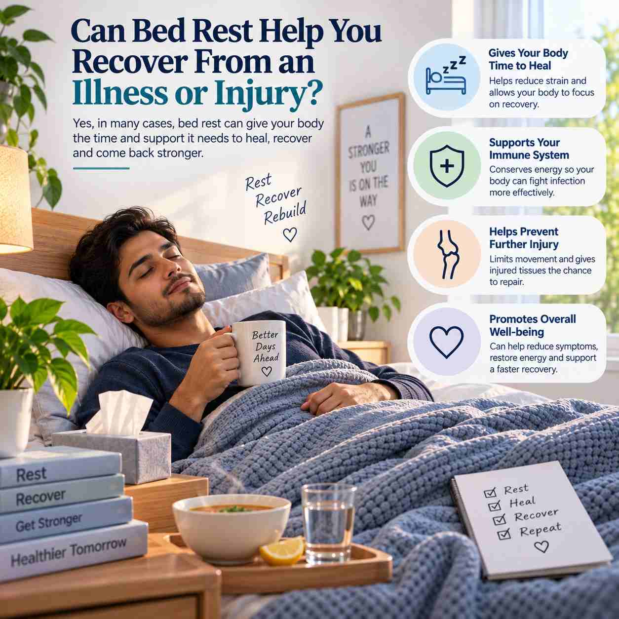 Can Bed Rest Help You Recover From an Illness or Injury
