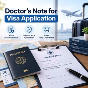 Doctor Note for Visa Application