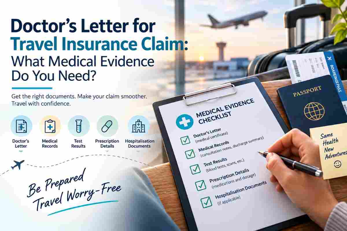Doctor's Letter for Travel Insurance Claim