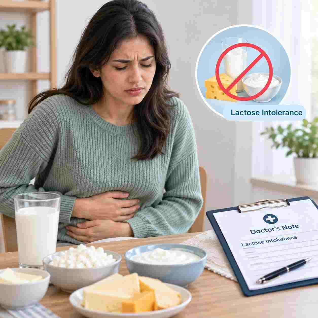 Doctor's Note for Lactose Intolerance