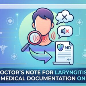 Doctor’s Note for Laryngitis