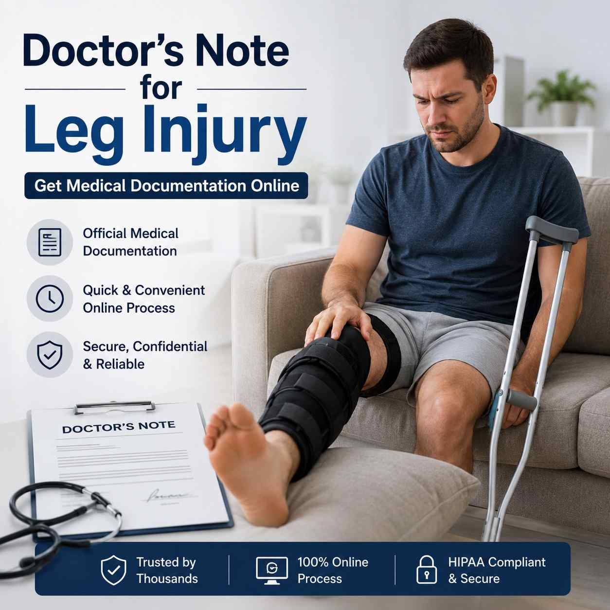 Doctor’s Note for Leg Injury