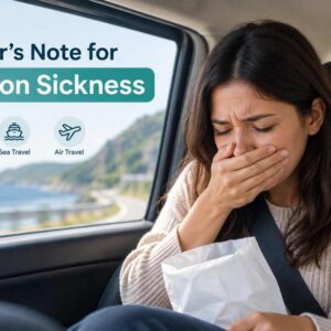 Doctor's Note for Motion Sickness | Online Medical Assessment