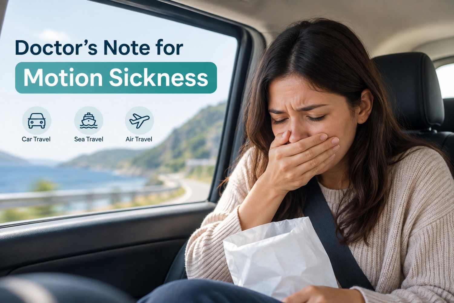 Doctor's Note for Motion Sickness | Online Medical Assessment