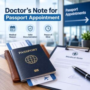 Doctor's Note for Passport Appointment