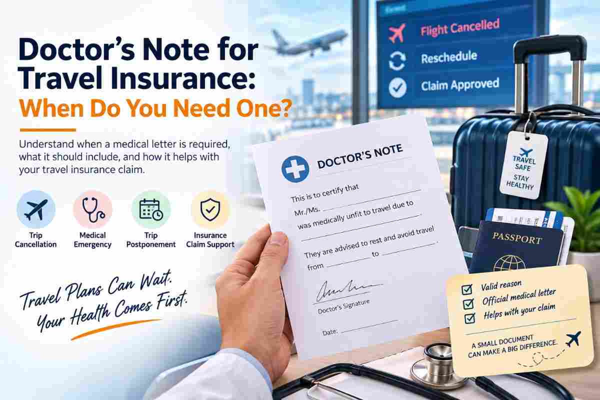 Doctor's Note for Travel Insurance
