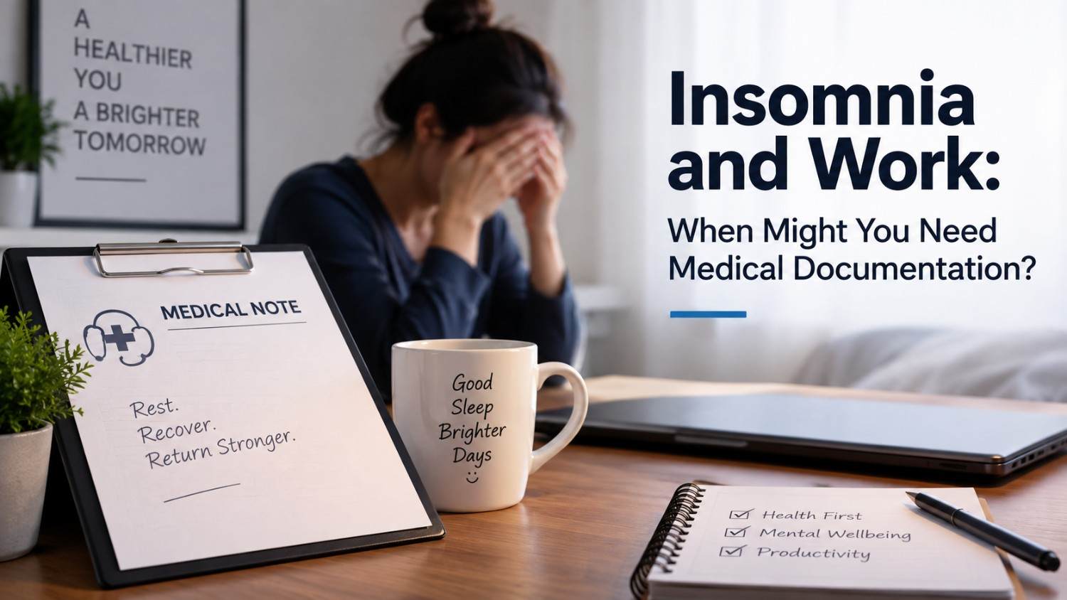 Insomnia and Work When Might You Need Medical Documentation