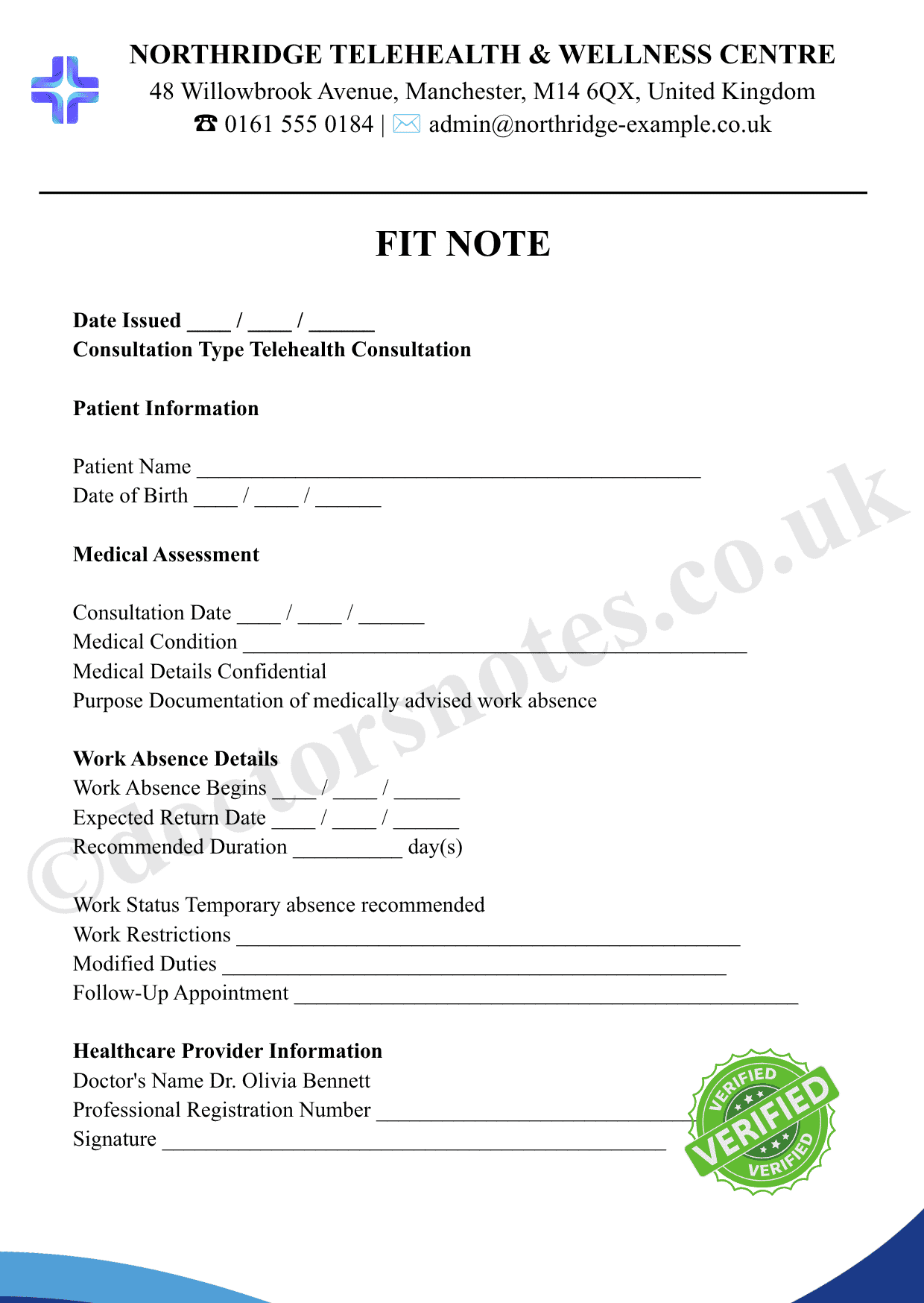 Telehealth Work Excuse Note – Get Medical Work Documentation Online - Image 3
