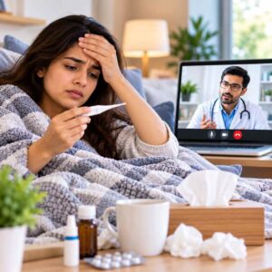 Online Doctor Note for Fever