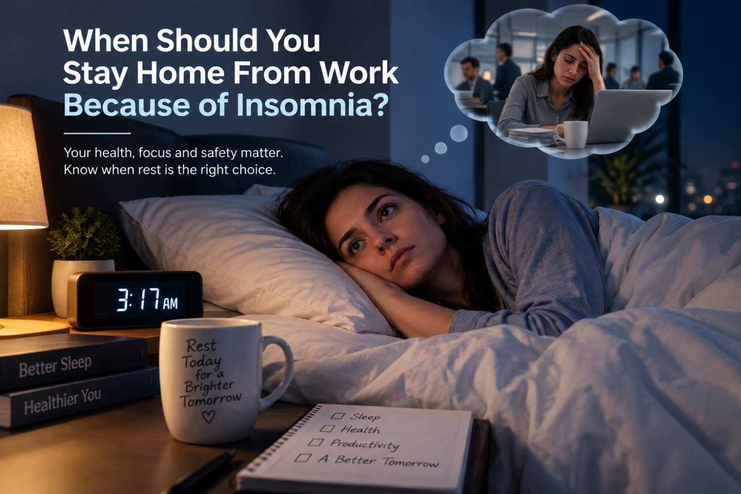 Stay Home From Work Because of Insomnia