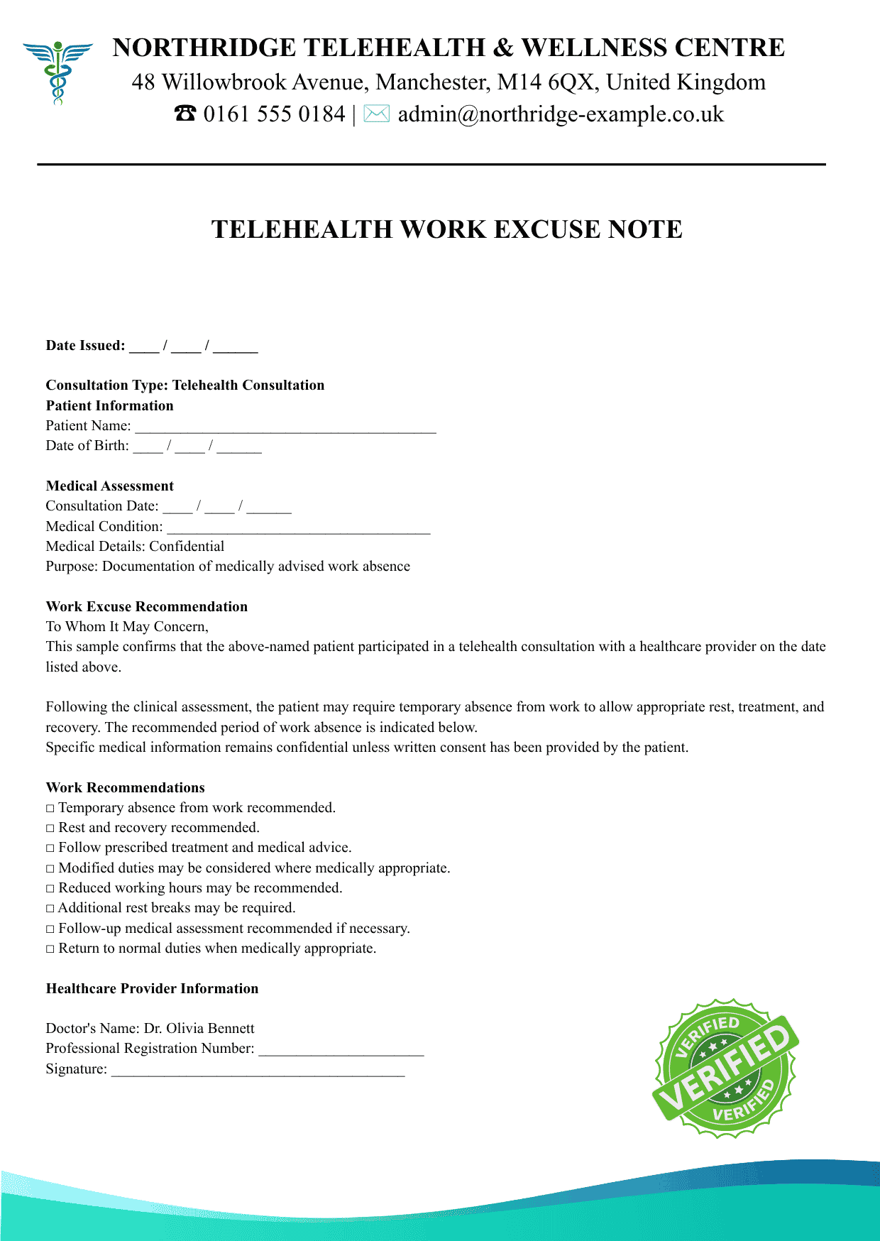 Telehealth Work Excuse Note – Get Medical Work Documentation Online - Image 4